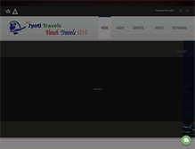 Tablet Screenshot of newjyotitravels.com